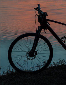 Bike at Sunset
